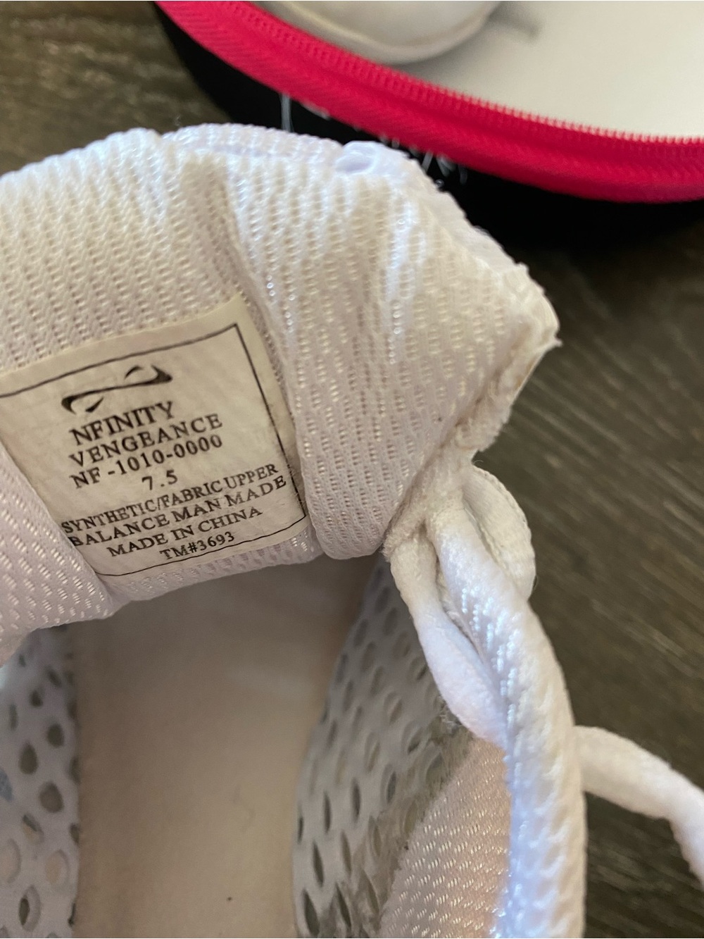 NFINITY cheer shoes 7.5 with case - Picture 2 of 8